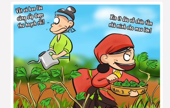 "Dâu ông nọ chăn tằm bà kia"