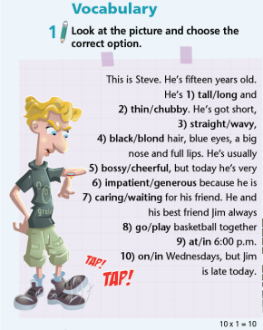 Tiếng Anh 7 Unit 1 Progress Check