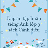 Đáp án tập huấn môn tiếng Anh lớp 3 sách Cánh diều