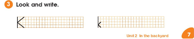 Sách bài tập Tiếng Anh lớp 2 Unit 2 In the backyard