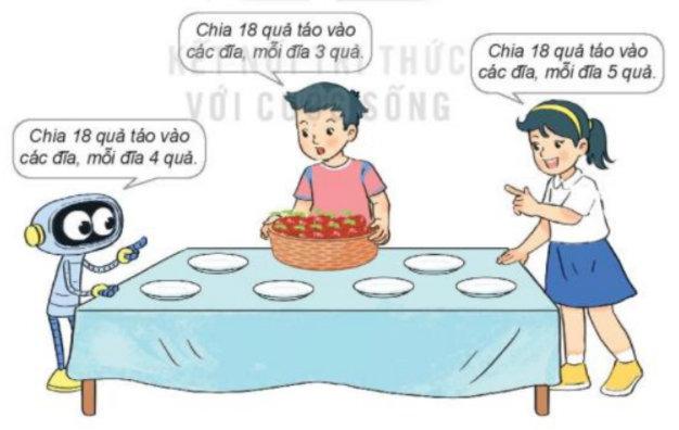 Toán lớp 3 trang 72, 73, 74 Bài 25: Phép chia hết, phép chia có dư | Kết nối tri thức