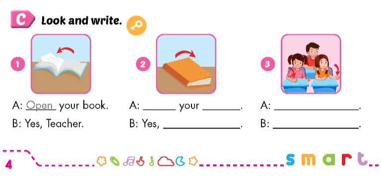 Sách bài tập Tiếng Anh lớp 3 Smart Start Getting Started Lesson 2