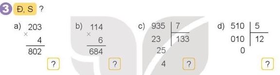 Bài 3 Toán lớp 3 trang 114 tập 1 KNTT