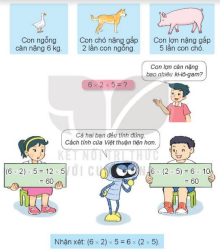 Bài 3 Toán lớp 3 trang 111 tập 1 KNTT