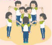 HS khởi động theo hướng dẫn của GV