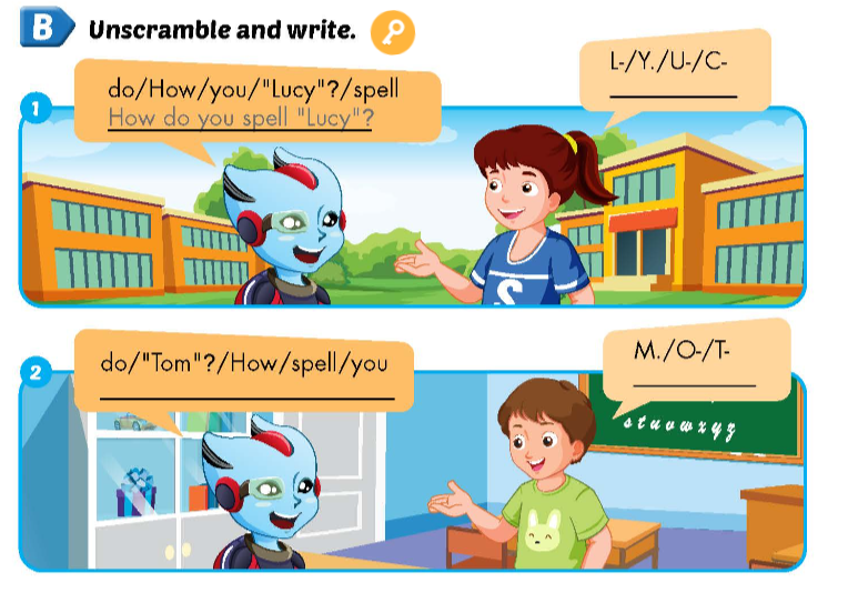 Sách bài tập Tiếng Anh lớp 3 Smart Start Unit 1 Lesson 1