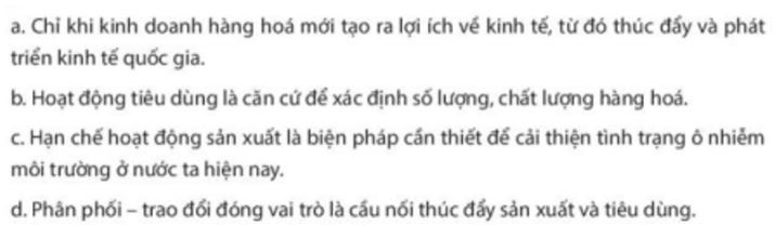Giải Kinh tế và Pháp luật 10 Bài 1