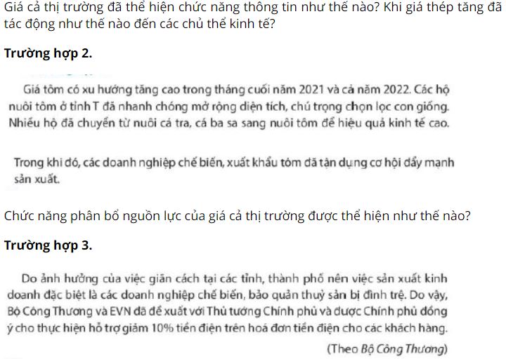 Giải Kinh tế và Pháp luật 10 Bài 5