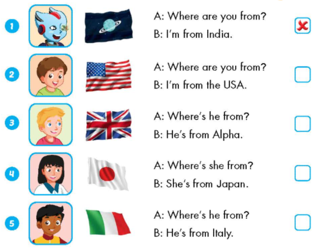 Sách bài tập Tiếng Anh lớp 3 Smart Start Unit 1 Lesson 2