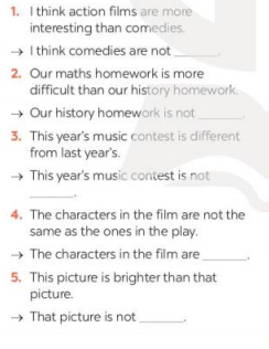 Tiếng Anh 7 Unit 4 A Closer Look 2