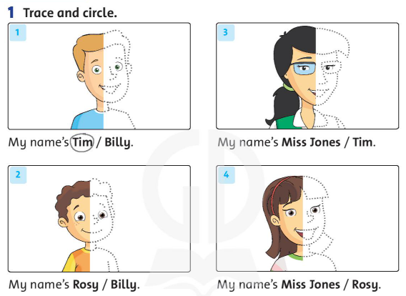 Family and Friends 3 Workbook Starter Lesson 1