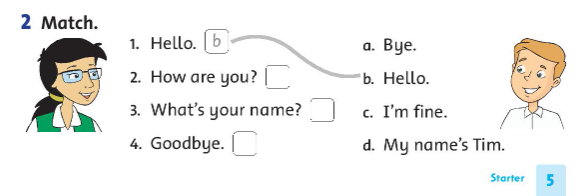 Family and Friends 3 Workbook Starter Lesson 2