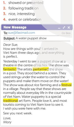 Tiếng Anh 7 Unit 4 Skills 1