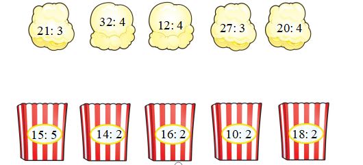 Bài 6: Nối hai phép tính với kết quả bằng nhau