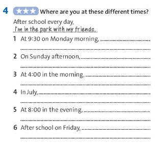 Tiếng Anh 7 Friends Plus Workbook Unit 1 Vocabulary