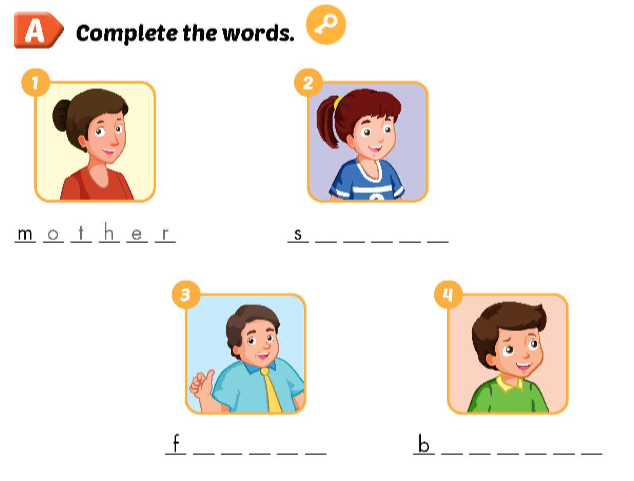 Sách bài tập Tiếng Anh 3 Smart Start Unit 2 Lesson 1