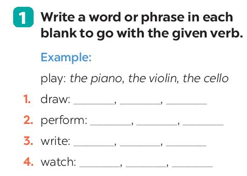 Tiếng Anh 7 Unit 4 Looking back