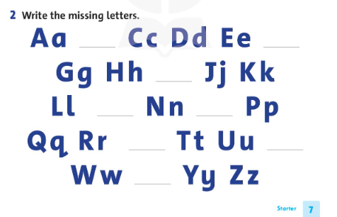 Family and Friends 3 Workbook Starter Lesson 4