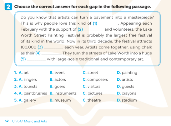 Giải SBT Tiếng Anh 7 Global Success Unit 4 Reading