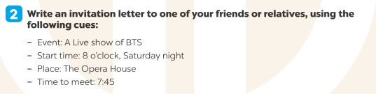 Giải SBT Tiếng Anh 7 Global Success Unit 4 Writing