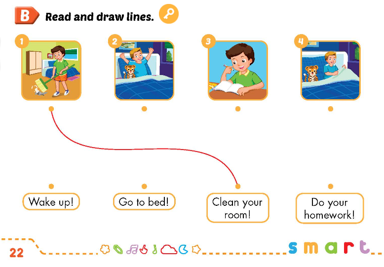 Sách bài tập Tiếng Anh 3 Smart Start Unit 2 Lesson 3