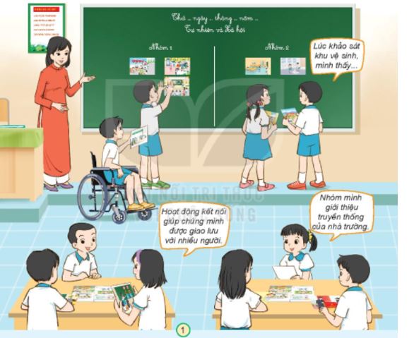 Tự nhiên xã hội lớp 3 Bài 8 trang 34 Thực hành KNTT