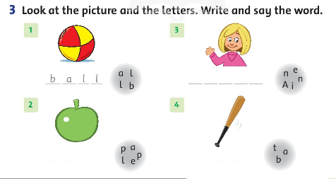 Family and Friends 3 Workbook Unit 1 Lesson 4