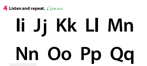 Tiếng Anh 3 Wonderful World Unit 0 Alphabet