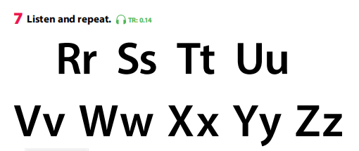 Tiếng Anh 3 Wonderful World Unit 0 Alphabet