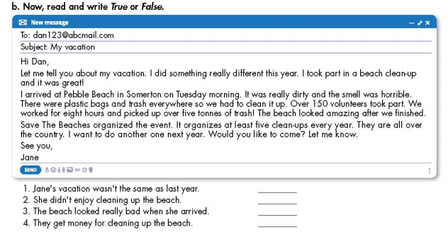 Tiếng Anh 7 Unit 4 Lesson 3