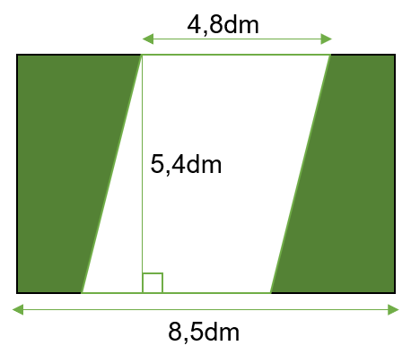 Bài tập về tính diện tích các hình