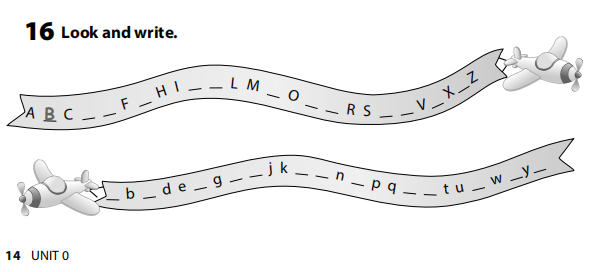 Sách bài tập Tiếng Anh 3 Wonderful World Unit 0 Alphabet