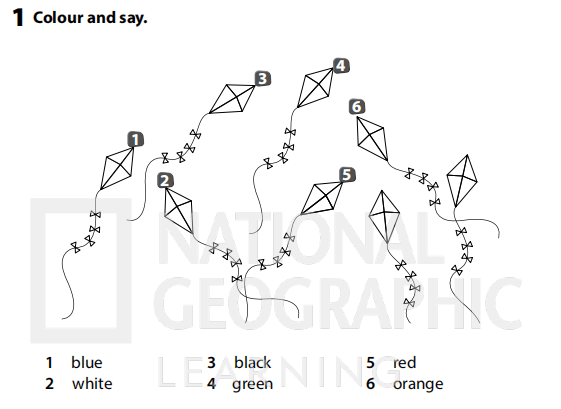 Sách bài tập Tiếng Anh 3 Wonderful World Unit 0 Colours