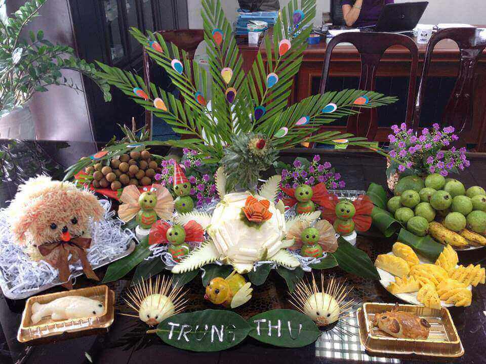 Lời thuyết trình mâm cỗ Trung thu: Mâm cỗ Phượng Hoàng