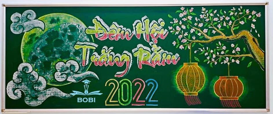 Trang trí Trung thu lớp học