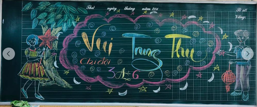 Trang trí Trung thu lớp học