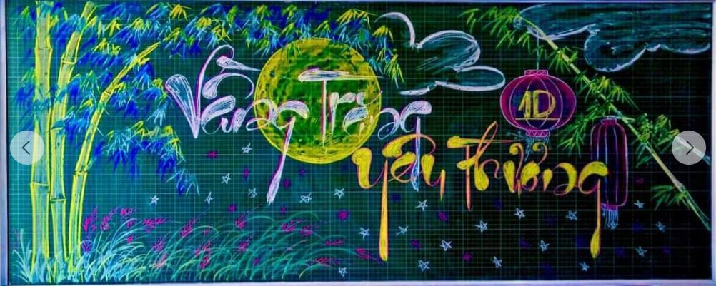 Trang trí Trung thu lớp học