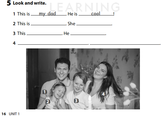 Sách bài tập Tiếng Anh 3 Wonderful World Unit 1 Lesson 1