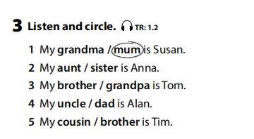 Sách bài tập Tiếng Anh 3 Wonderful World Unit 1 Lesson 2