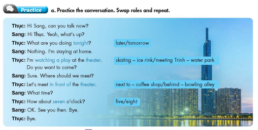 Tiếng Anh lớp 7 Unit 1 Lesson 2