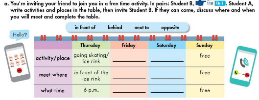 Tiếng Anh lớp 7 Unit 1 Lesson 2