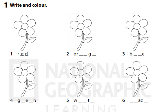 Sách bài tập Tiếng Anh 3 Wonderful Word Unit 1 Review 1