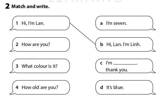 Sách bài tập Tiếng Anh 3 Wonderful Word Unit 1 Review 1