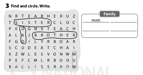 Sách bài tập Tiếng Anh 3 Wonderful Word Unit 1 Review 1