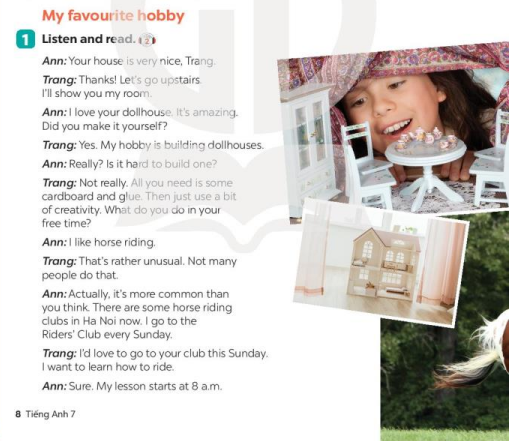 Unit 1 lớp 7 Getting Started