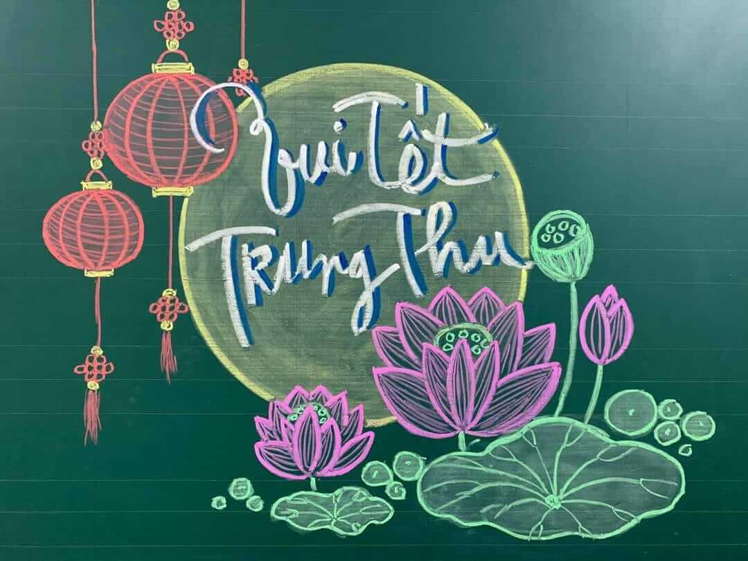 Trang trí Trung thu lớp học