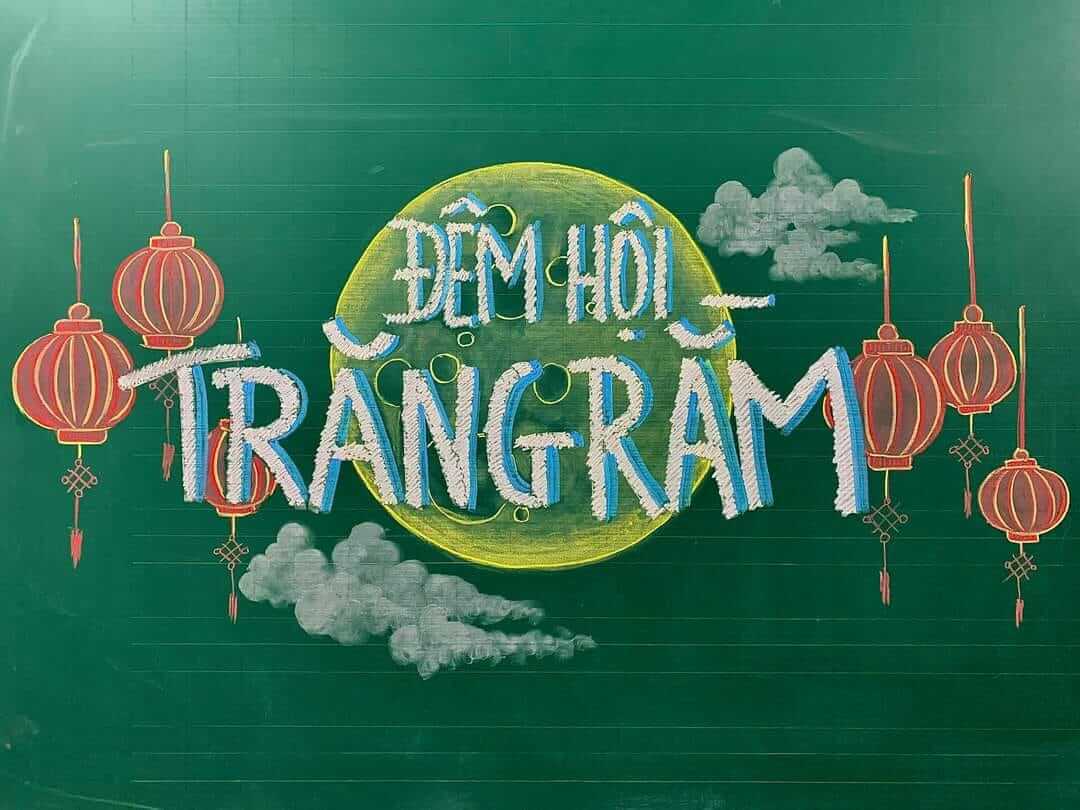 Trang trí Trung thu lớp học