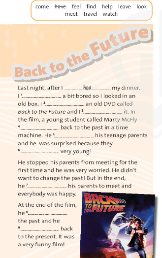 Tiếng Anh 7 Friends Plus Workbook Unit 3 Vocabulary and Listening