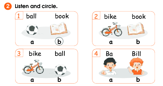 Giải SBT Tiếng Anh lớp 1 Unit 1 In the school playground