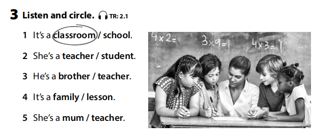 Sách bài tập Tiếng Anh 3 Wonderful World Unit 2 Lesson 1